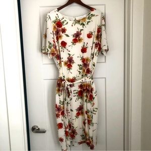 Floral midi dress